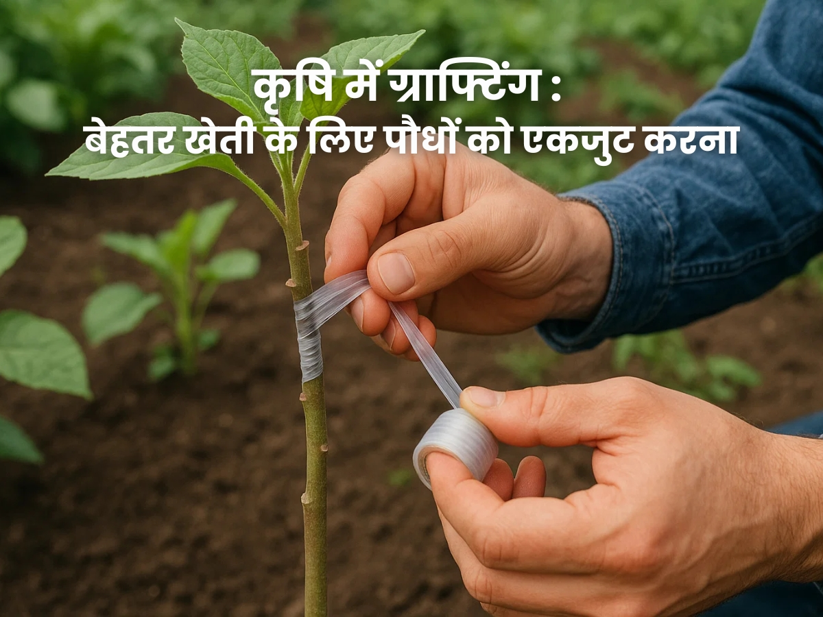 कृषि में ग्राफ्टिंग : बेहतर खेती के लिए पौधों को एकजुट करना